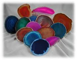 Manufacturers Exporters and Wholesale Suppliers of Agate Slices Vadodra Gujarat